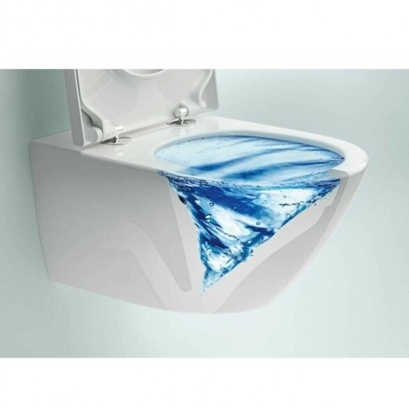 Potinkinio WC rėmo (4 in 1 Chrome) ir unitazo komplektas VILLEROY & BOCH Subway 3.0 Twist flush su slow close dangčiu ir ceramic plus danga 2
