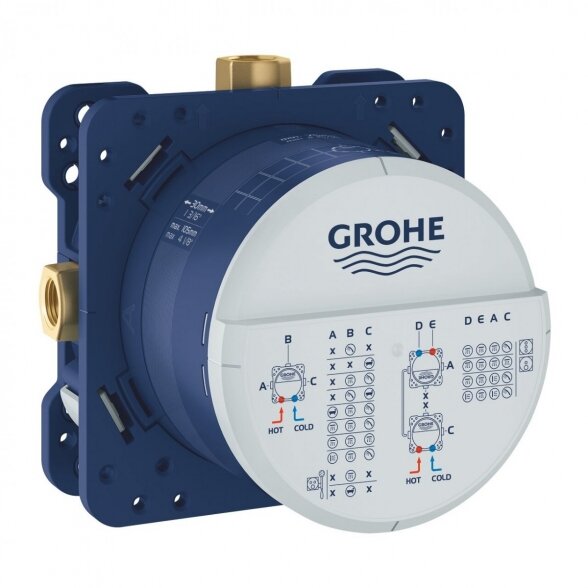 Potinkinis termostatinis dušo komplektas GROHE Grohtherm SmartControl Rainshower Mono 310 Cube, 34865KF0 6