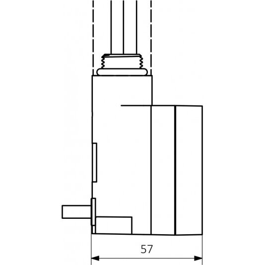 Valdiklis kaitinimo elementui su spiraliniu laidu ir kištuku į elektros lizdą TERMA KTX3 4