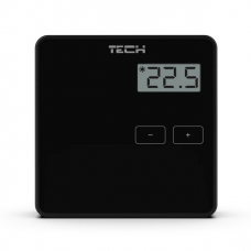 Virštinkinis neprogramuojamas patalpos termostatas TECH EU-294V1, juodas